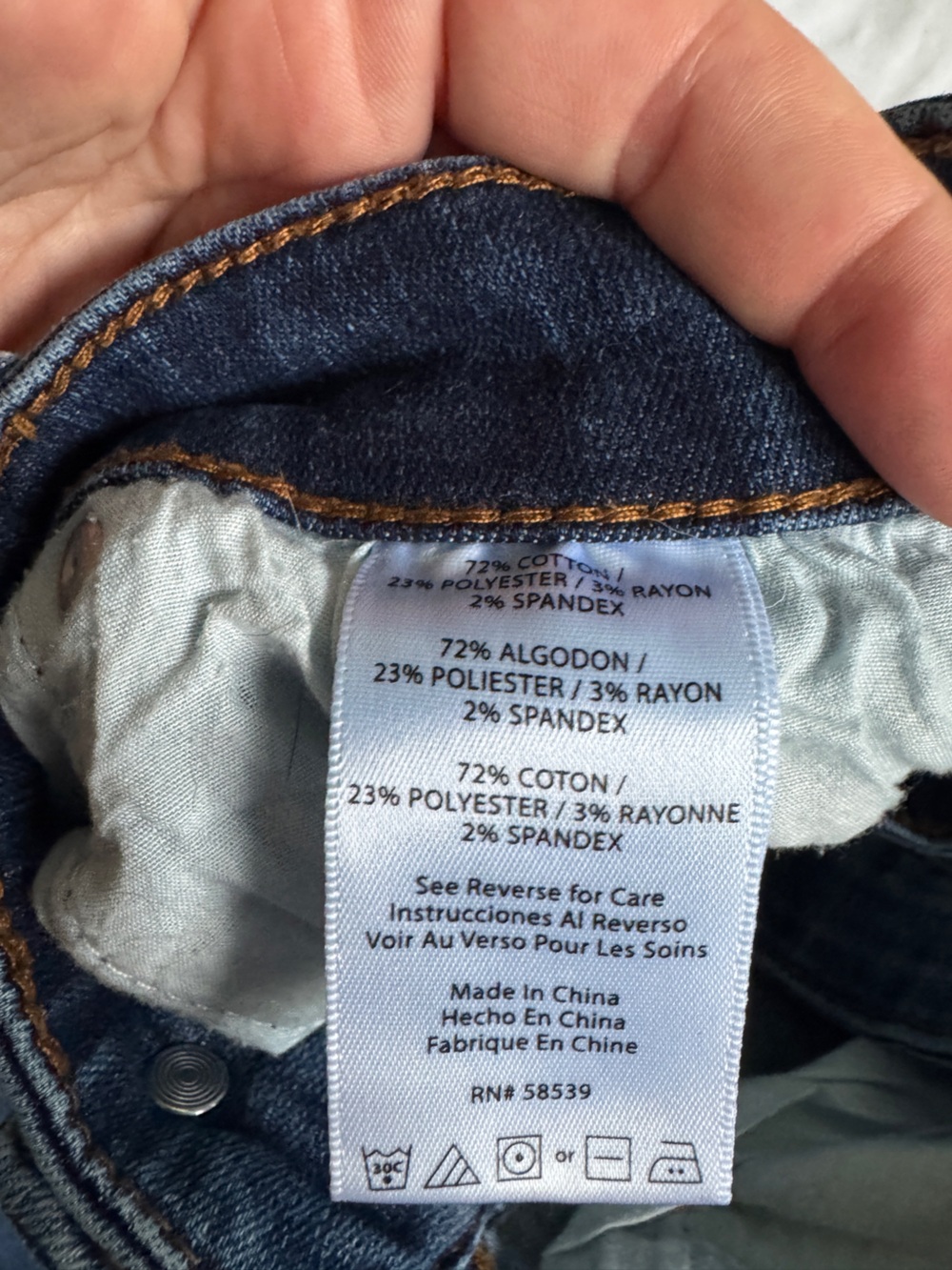 Sts blue Women’s Dark Blue Distressed Skinny Jeans (stitch fix) sz 28 - Picture 3 of 4